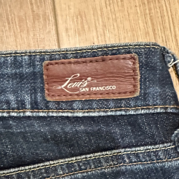 Classic Blue Denim Jeans, skinny bootcut - Picture 5 of 5